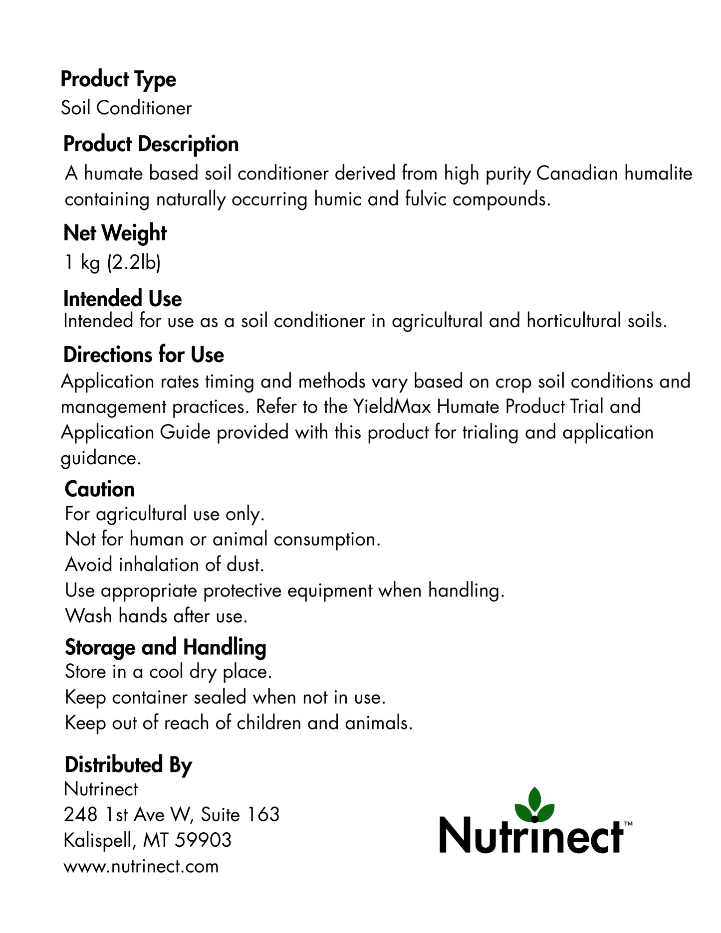 Vitalité YieldMax Soil Conditioner