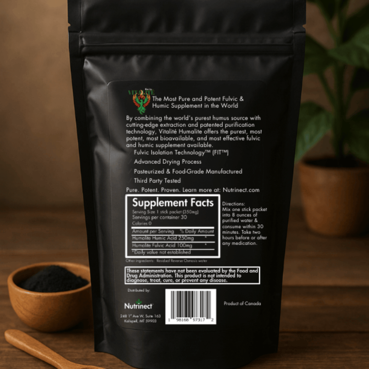 Vitalité Humalite Fulvic/Humic Supplement